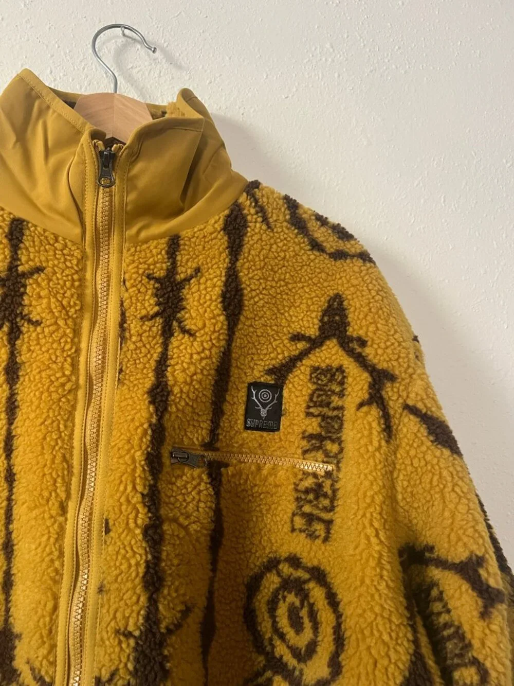 Supreme yellow fleece